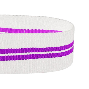 Bande de résistance pour les hanches en tissu hautement élastique, couleur violette, pour l'exercice et la remise en forme - Product Image 6