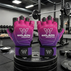 Guantes de Entrenamiento Cómodos de Medio Dedo con Agarre Antideslizante para Ejercicio, Fitness, Gimnasio y Levantamiento de Pesas - Product Image 2