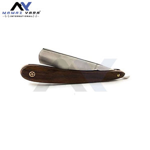 <b>Mens</b> Vintage Barber Razor Wooden Handle Double Edge Safety Razor Home Travel Shaving Beard Grooming Classic Manual Wet Shave - Product Image 3