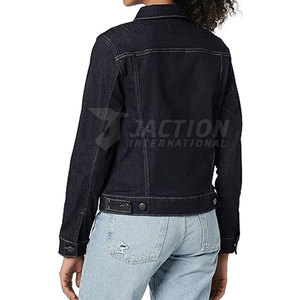 Chaqueta de Mezclilla para Mujer con Cuello Camisero, Color y Talla Personalizables, Talla Grande, Transpirable y Ligera para Uso en Exteriores - Product Image 2