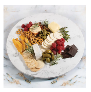 Plateau tournant en marbre pour gâteaux et desserts, directement de l'usine, silencieux et rotatif - Product Image 3