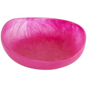 Elegante Tazón de Resina con Patrón Artístico Colorido, Acabado Brillante, Ideal para Decoración de Mesas de Comedor y Uso en Superficies de Mesa - Product Image 1