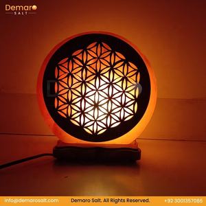 Lampes à sel en forme de fleur en MDF personnalisées en gros, sel rose de l'Himalaya naturel, pour la décoration, en provenance du Pakistan - Product Image 6