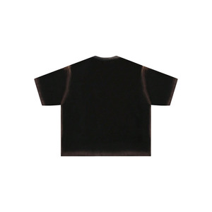 เสื้อยืดผู้ชายลายกราฟิก 23 ตัวอักษรประดับคริสตัลขนาดใหญ่พิเศษ ผ้าคอตตอนหนา 260GSM ซักแบบวินเทจ คอกลม สตรีทแวร์ขายส่ง เสื้อผู้ชาย - Product Image 4