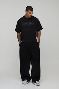 mens oversized boxy fit t shirt drop shoulder loose fit heavy cotton streetwear blank <b>tshirt</b> fast shipping supplier - Product Image 5