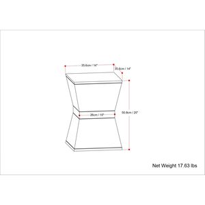 Comodino Elegante Westfield Natural Side Table - Product Image 6