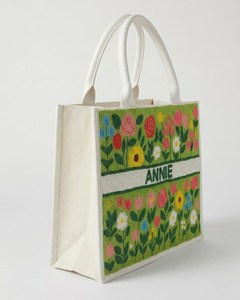 Sac à main rectangulaire personnalisé avec perles de verre brodées florales, design nom Annie, ALI FASHION ART, sac à bandoulière perlé - Product Image 3