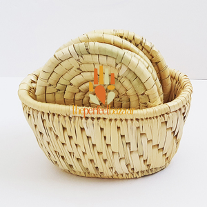 Posavasos Redondo de Hierba Monj, Diseño Clásico Ecológico - Product Image 1