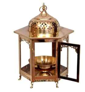 Brûleur d'encens en laiton avec couvercle, brûleur d'oud arabe, porte-encens décoratif, diffuseur d'arômes, décoration d'intérieur - Product Image 3