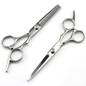 Juego de 11 Tijeras de Peluquería Profesionales de Acero Inoxidable para Diestros, Kit de Barbería para Uso Doméstico con Tijeras de Entresacar - Product Image 3
