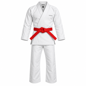 NOBAR WEAR <b>Kids</b> Judo Gi Uniform Cotton Durable Martial Arts Kimono with Red <b>Belt</b> <b>Kids</b> judo gi uniform Cotton martial arts kimono - Product Image 1