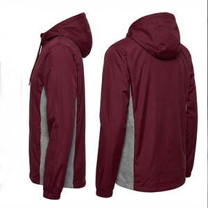 Chaqueta cortavientos personalizada, servicio OEM, diseño ligero y resistente al agua, ideal para deportes al aire libre, jogging y uso en equipo. - Product Image 3