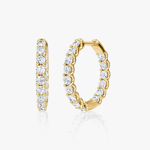 Pendientes de Diamantes Cultivados en Laboratorio, Certificados por IGI, Oro Sólido de 14K-22K, Color D, Joyería de Lujo para Fiestas, Bodas, Regalos, OEM, ODM, Venta al Por Mayor - Product Image 1