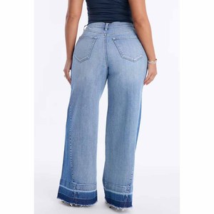 <b>Women</b> High Waist Slim Dark for Denim Breathable Summer <b>Cropped</b> Straight <b>Jeans</b> Stretch Ankle-Length Casual Pants OEM ODM - Product Image 6