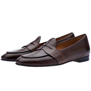 Zapatos de Fiesta para Mujer al por Mayor, Punta Redonda, Cuero Genuino, Calzado de Lujo para Ocasiones Especiales, Fabricante, Suministro Global - Product Image 3