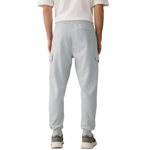 Pantalones Deportivos Grises para Mujer, Cintura Media, Cordón Ajustable, Elásticos, Hasta la Rodilla, Casuales, Ajustados, Estampados, de Algodón, para Invierno - Product Image 4
