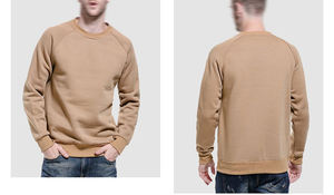 Sudaderas con Capucha Personalizadas para Hombre, al por Mayor, Estilo Vintage, Casual, de Color Sólido, con Bolsillos de Forro Polar de Poliéster/Algodón, con Bordado Frontal - Product Image 3