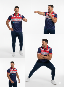 Polo de Punto Personalizado con Cuello Elástico y Estampado por Sublimación para Hombre, Camisa de Golf con Logotipo Bordado para Deportes y Negocios - Product Image 4