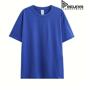 เสื้อยืดแขนกุดคอกลมผู้ชาย สีพื้น ผ้าเจอร์ซีย์คอตตอน ดีไซน์แร็กแลน แห้งเร็ว พิมพ์ลายดิจิตอล โลโก้ด้านหน้า ทรงปกติ น้ำหนัก 320 กรัม - Product Image 4