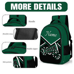 Cheerleading <b>Glitter</b> Backpack-Customizable Design & Logo Unisex Polyester Sports <b>Bag</b> for Football Track Field Cheerleaders Gift - Product Image 3