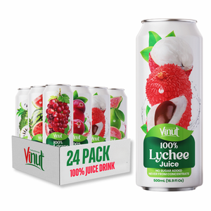 Pour VINUT 500ml jus de fruits 100% sans sucre avec des saveurs de variété de pulpe OEM/ODM marque privée échantillon gratuit du Vietnam - Product Image 1