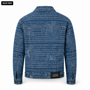 Veste en jean vintage élégante pour homme Twillsports 2026 Hiver, en coton biologique de haute qualité, respirante, infroissable et confortable - Product Image 2