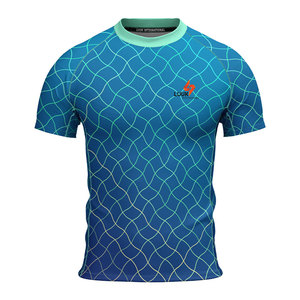 เสื้อรัดรูปแขนครึ่งตัวแบบขายส่ง สกรีนโลโก้ได้ตามต้องการ ซับเหงื่อ แห้งเร็ว เหมาะสำหรับออกกำลังกาย ฟิตเนส และกีฬา - Product Image 5