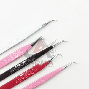 Pinzas para Extensión de Pestañas Ecológicas y Personalizadas, Pinzas de Punta Puntiaguda Probadas a Mano y Sostenibles con Marca Privada - Product Image 4