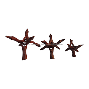 Support trépied en bois réglable avec design sous-coupole pour la présentation de sauge blanche, coquilles d'ormeaux, sphères, bols, cristaux - Utilisation spirituelle de Pâques - Product Image 4