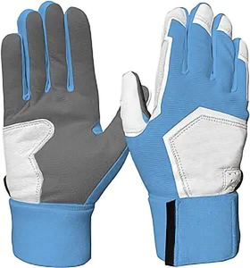 Gants de frappe de baseball en cuir haute performance, pour droitier et gaucher, imperméables, ajustement personnalisé, OEM, vente en gros, gants de sport - Product Image 4
