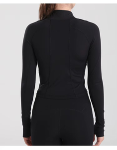 Top Deportivo Ajustado de Color Sólido, Transpirable, para Yoga, de Venta Caliente para Mujer - Product Image 4