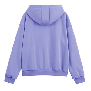 Ensemble de sport décontracté pour femme grande taille, hiver, couleur unie, lavé, personnalisé, respirant, séchage rapide, avec haut court zippé et pantalon de jogging - Product Image 2