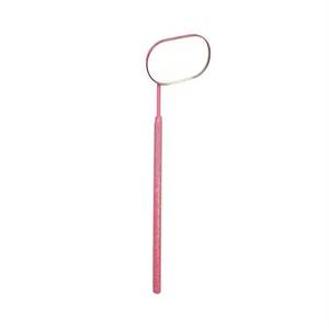Miroir de maquillage portable en acier inoxydable noir, outil de beauté pour extensions de cils avec long manche - Product Image 5