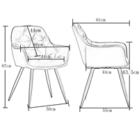 Chaise d'hôtel en velours réglable pour salon, livraison rapide, vente en gros