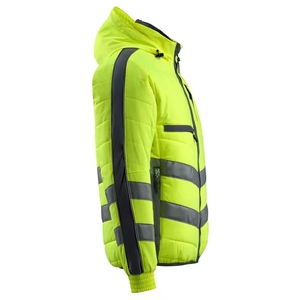 Chaqueta de Seguridad Personalizada con Cinta Reflectante de Alta Visibilidad, Fabricante OEM, Chaqueta Industrial para Construcción y Exteriores - Product Image 5