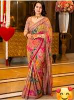 Sari en Chinon de créateur indien, dernière collection exclusive, pour mariages et fêtes, vêtements ethniques pour femmes, qualité supérieure, numérique