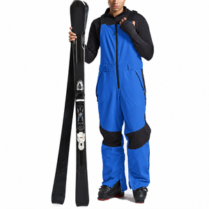 Salopettes de ski personnalisées pour hommes, pantalons à bretelles, vêtements de sport d'hiver, fournisseur OEM ODM, marque privée, commandes en gros, faible MOQ - Product Image 5