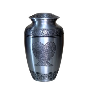 Cremation Urn Memorial <b>Container</b> Jar Pot for Human Ashes Decorative Keepsake Funeral Urn for Home Memorial - Product Image 1
