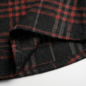 Mini-jupe plissée taille haute à carreaux pour femme, en laine, style vintage avec lacets, collection automne - Product Image 6