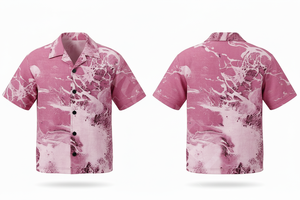 Chemises à col classique ajustées pour hommes, style streetwear, avec logo personnalisé, pour fêtes sur la plage. Chemises personnalisées avec logo. - Product Image 6