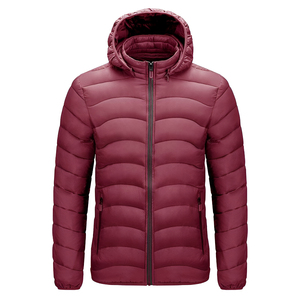 Chaqueta Acolchada Ligera Reversible Personalizada OEM para Hombre, Estilo Casual de Otoño, Transpirable, con Bordado y Relleno de Burbujas - Product Image 3