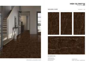 Carreaux de porcelaine contemporains à surface très brillante, dimensions 60x120cm, 600x1200mm, 24x48, pour espaces intérieurs de luxe - Product Image 3