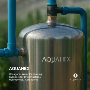 Activateur d'eau AquaHex pour l'irrigation agricole, les serres et les systèmes hydroponiques, augmente le rendement des cultures, aucune alimentation électrique requise - Product Image 1