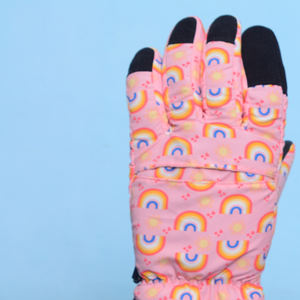 Gants de ski imperméables fournis directement par l'usine, pour l'extérieur, décontractés, chauds pour l'hiver, avec sangle réglable et paume antidérapante, logo personnalisable - Product Image 3