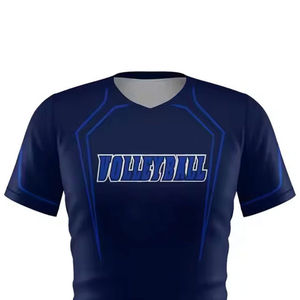 Camiseta de Voleibol Negra para Hombre, Número 13, Impresión Digital, Ajustada, Manga Corta, Absorbe la Humedad, 100% Algodón, Nombre del Equipo Personalizado, Verano - Product Image 4