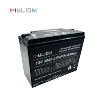 Baterai Mylion 12V 30Ah Deep Cycle LiFePO4 untuk Rumah Pintar & Robot Kecil