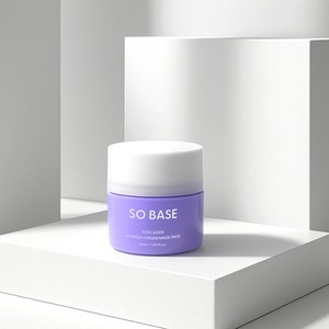 [ECOSMEC] SO BASE คอลลาเจน โนวอช ครีมมาส์กแพ็ค  แบบกระปุกบดสดใหม่ บำรุงผิวล้ำลึก ครีมบำรุงผิวหน้าสไตล์เกาหลี - Product Image 3