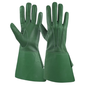 Guantes de seguridad para soldadura TIG de cuero de grano de oveja con puño tejido, antivibración, antideslizantes, transpirables, sin látex, antiestáticos - Product Image 4