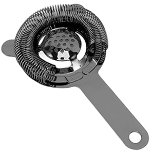Exquisito colador de acero inoxidable plateado con un elegante diseño de escudo real recortado. Disponible a precio de mayorista. - Product Image 4