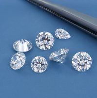 Piedras Sueltas de Diamante Cultivado en Laboratorio, Color DEF, Claridad VVS, Corte Redondo, CVD, de 0.7-3mm, Piedras Pequeñas para Engaste en Joyería